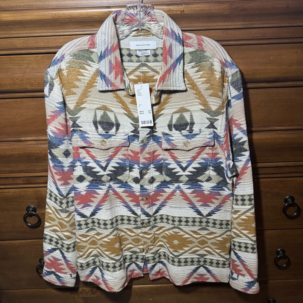 Geometric Patterned Sweater - Multicolor